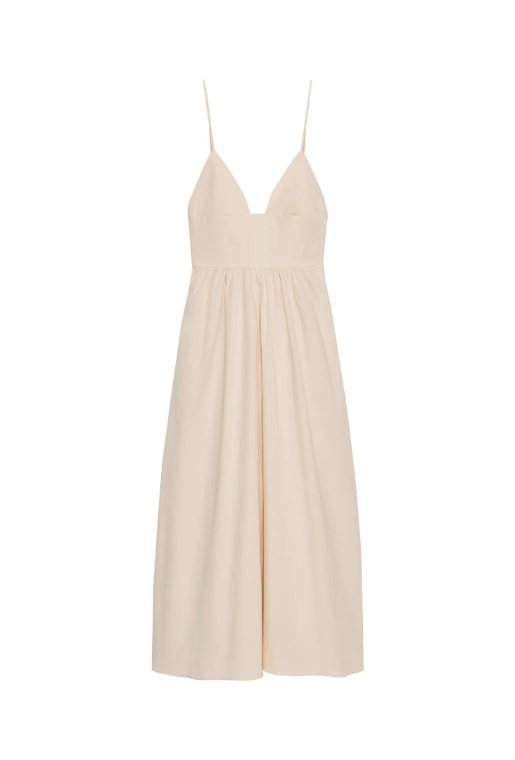 ROBE MIDI EN POPELINE