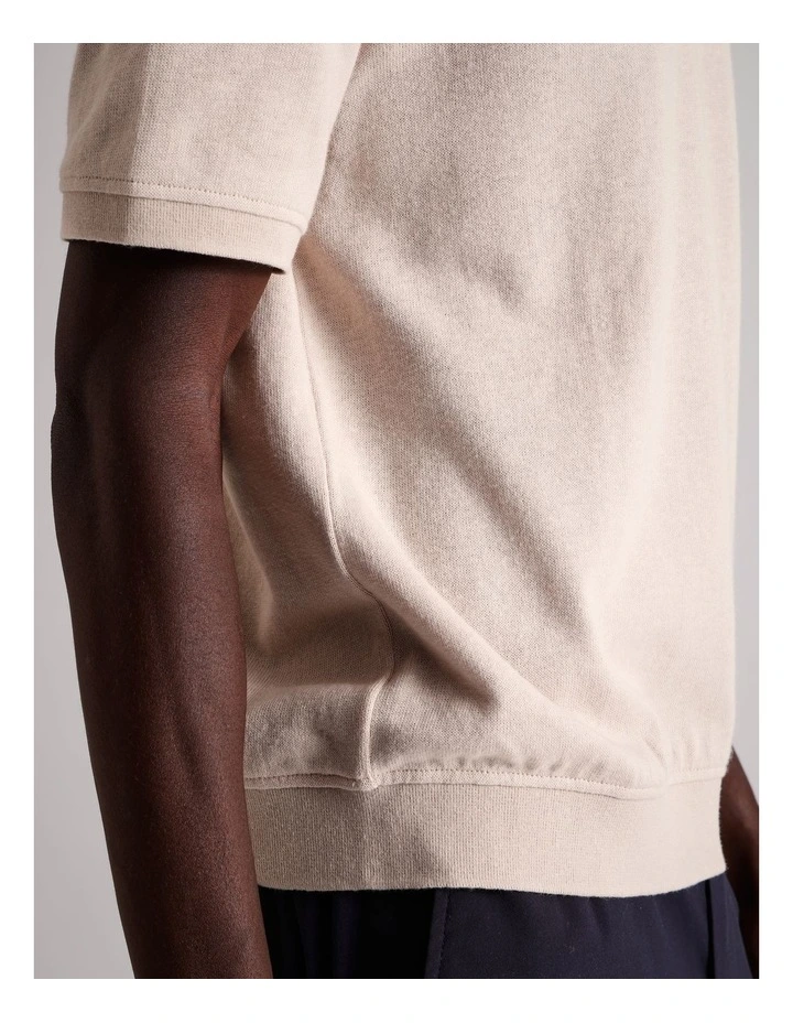 Polo Eli Manches courtes Beige