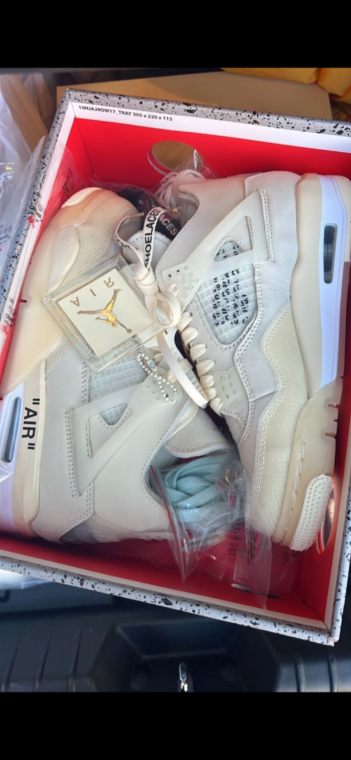 Jordan 4 off White