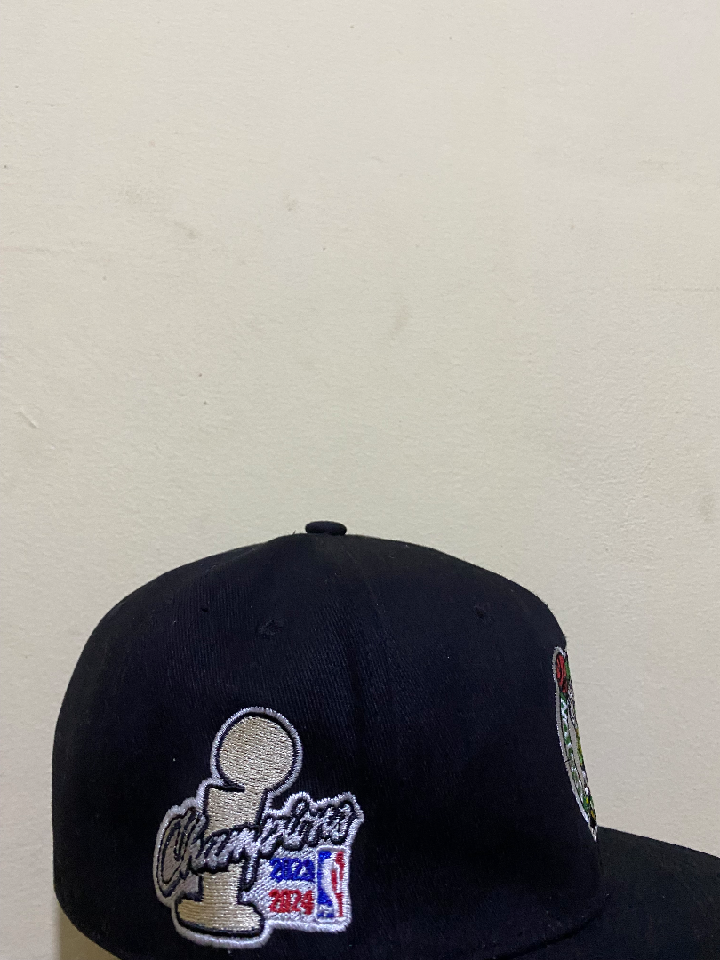 Casquette ajustée 59FIFTY noir Boston celtics 2024 NBA champion