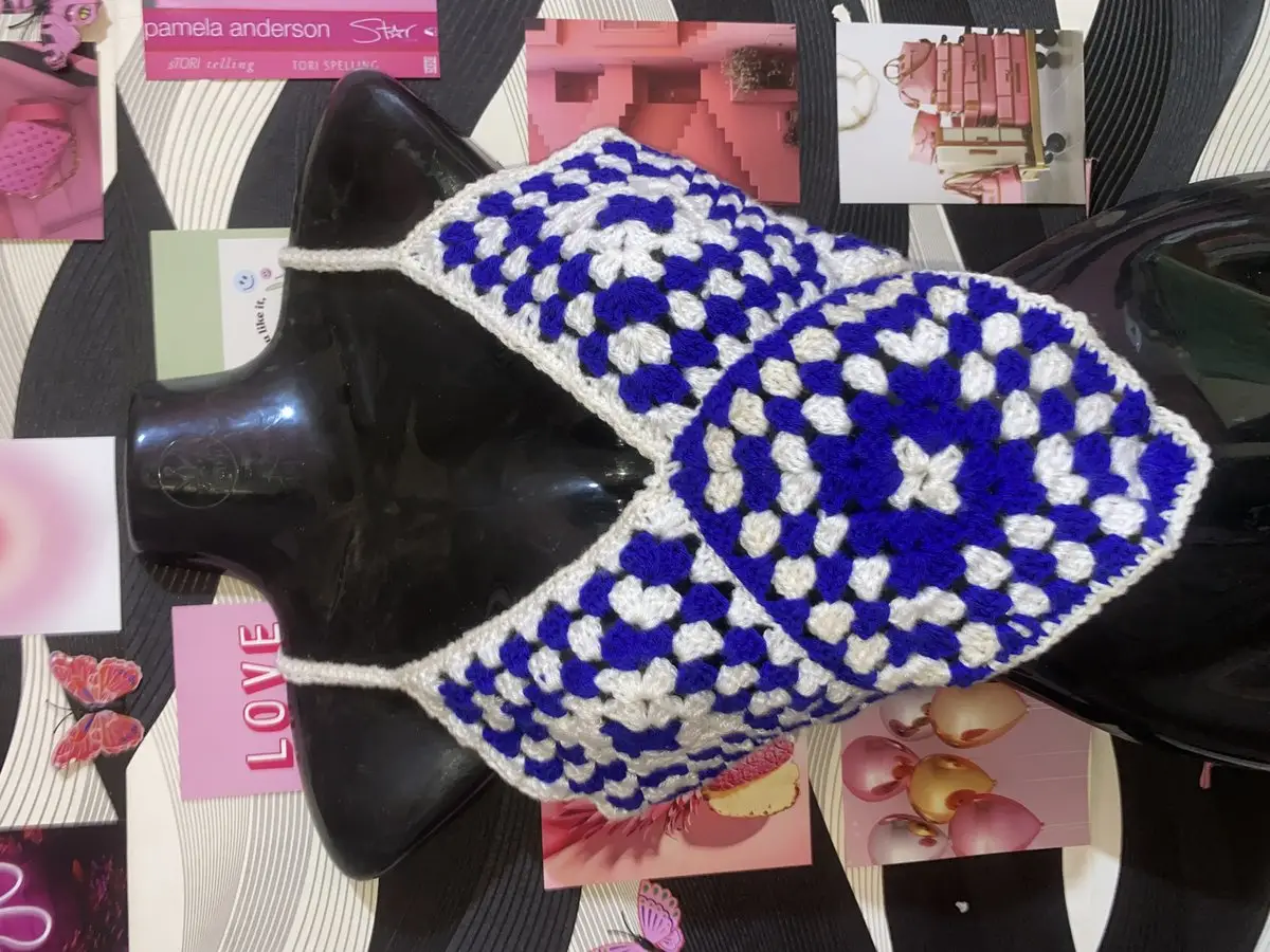 Top en carré granny